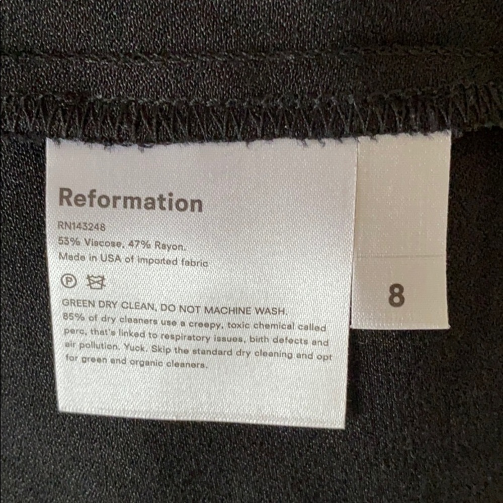 SOLD NWT Reformation Sigmund Long Dress - Picture 6 of 7